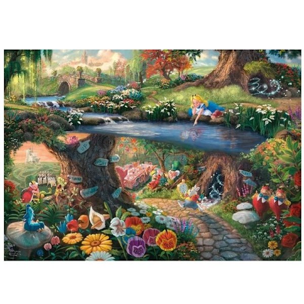 Pussel - SCHMIDT SPIELE - Disney, Alice i Underlandet - 1000 bitar