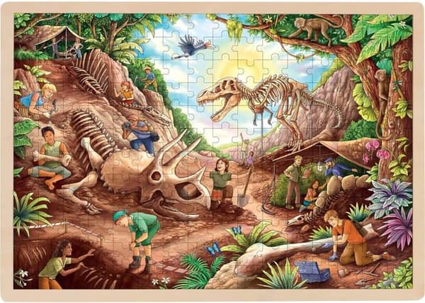 Goki - Palapeli Dinosaurusten Etsintä - GOLLNEST & KIESEL Beige