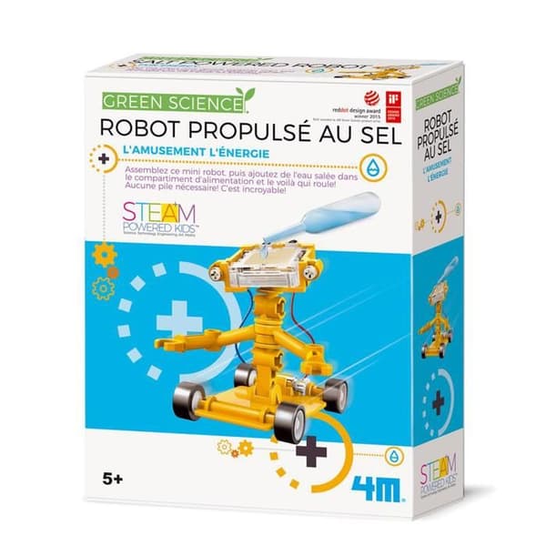 Green Science kit: Salt-powered robot Grå