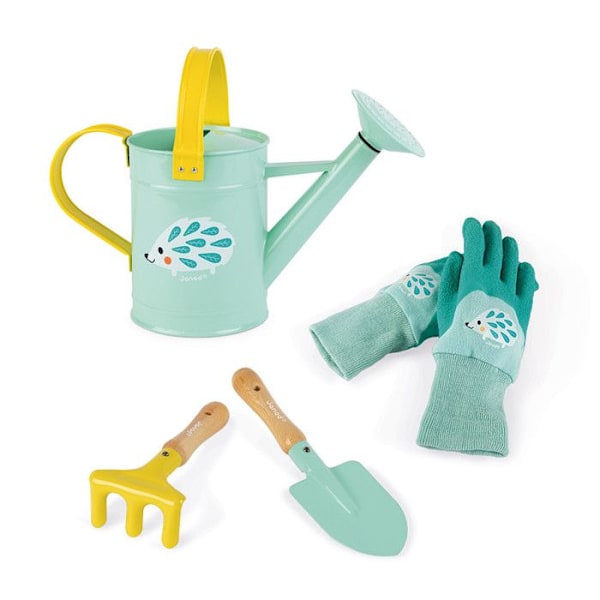 Janod - Happy Garden Little Gardener Set - Från 3 år Blå/gul