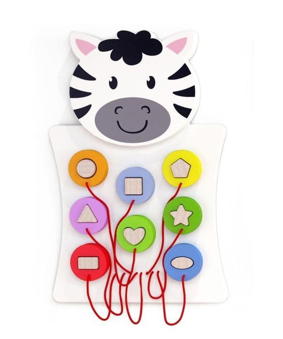Viga Toys - 3 Væghandlingspaneler - COMMOTION brun
