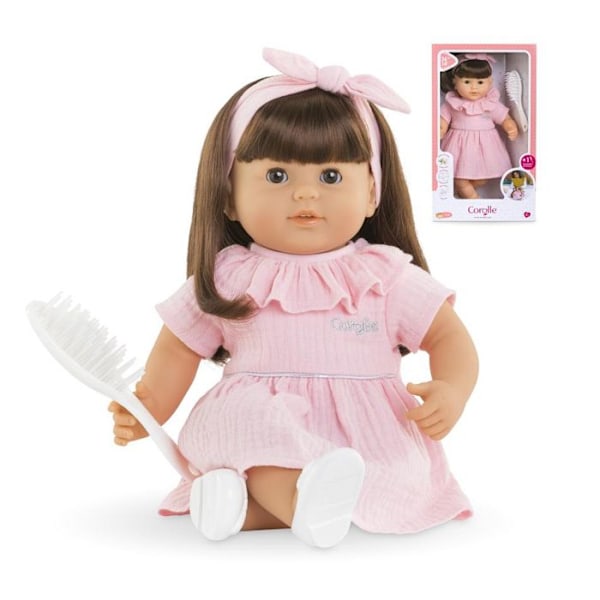 Poupon COROLLE - Julie - 36 cm - Helppo kammata hiukset - Vaniljan tuoksu Rosa