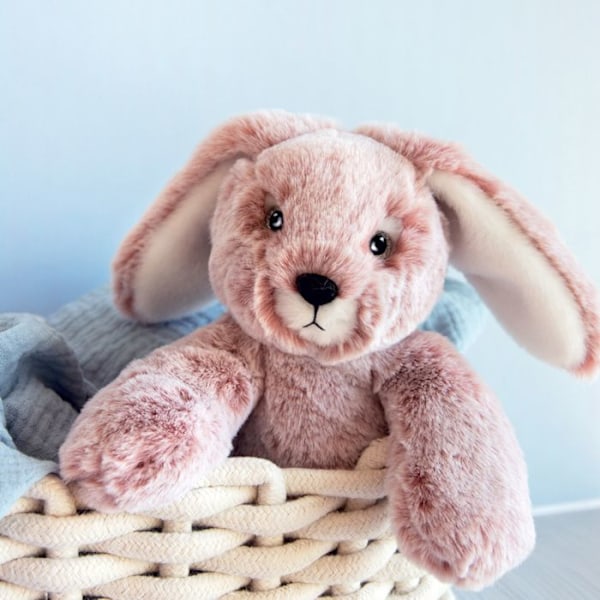 Histoire d'Ours - Pehmolelu Vaaleanpunainen Pupujussikka Sweety Mousse 25 cm - DOUDOU JA KUMPPANIT Rosa