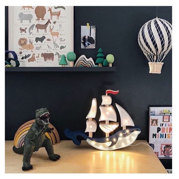 Little Lights - Laivan yövalo, tummansininen Blå