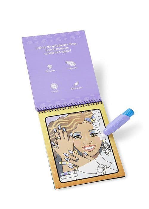 Melissa & Doug - Water Wow! Makeup og Manicure Rosa