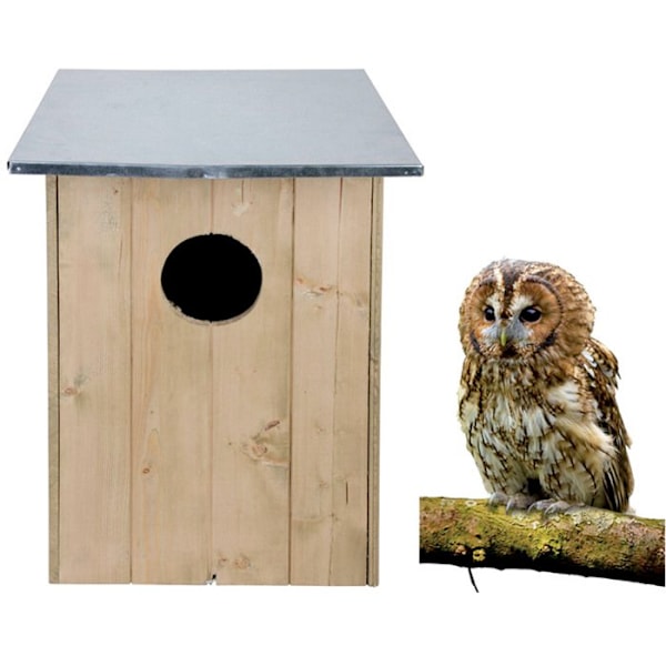 Pönttövarasto sarvikyyhkylle - Esschert Design - Massiivipuu - 47,5 x 47,5 x 59,7 cm