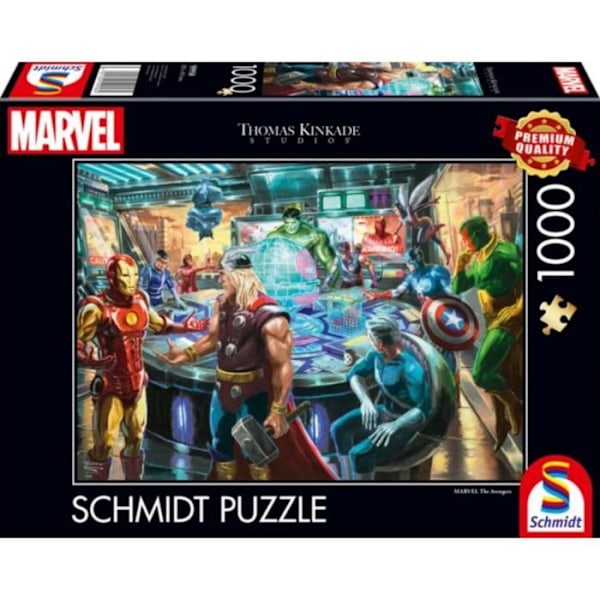 Pussel 1000 bitar: The Avengers - Thomas Kinkade Svart