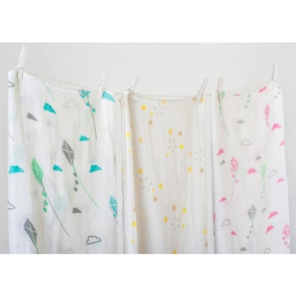 Lulujo - Pitkä bambu - Vaaleanpunainen leijona - ELEMENTS FOR KIDS Rosa