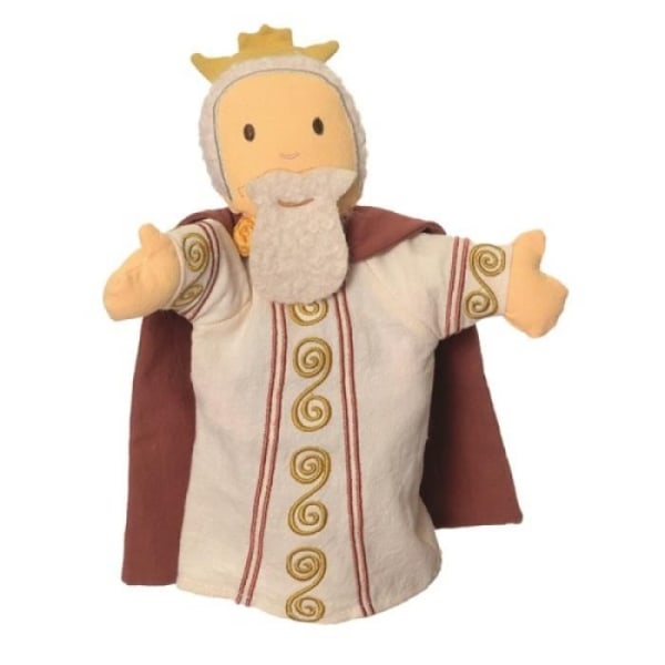 King handdocka - Egmont Toys - 25 cm - För barn från 12 månader - Vit