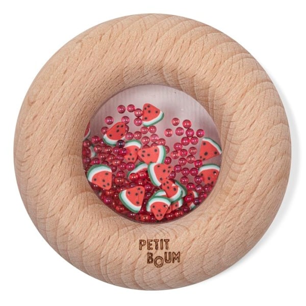 Petit Boum - Donut sensorisk Vattenmeloner - COOL KIDS PROJECT Röd