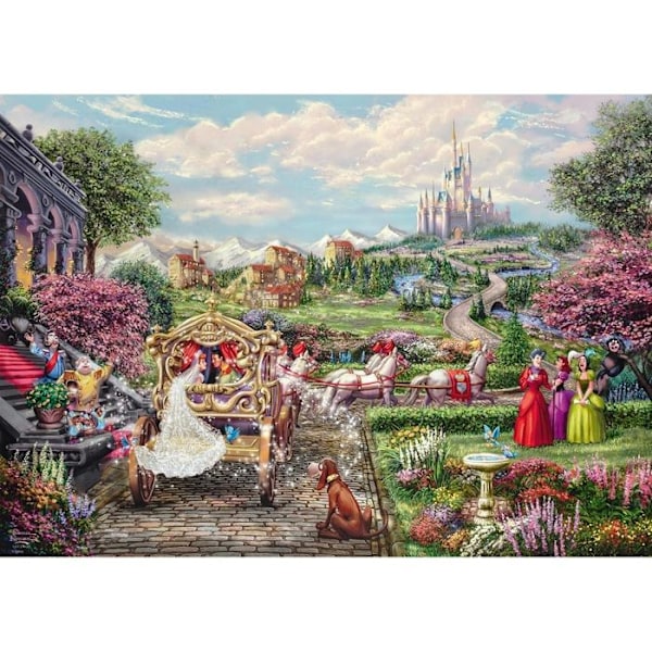 Schmidt Spiele - Cendrillon pussel sagolikt 1000 bitar - SCHMIDT Blå