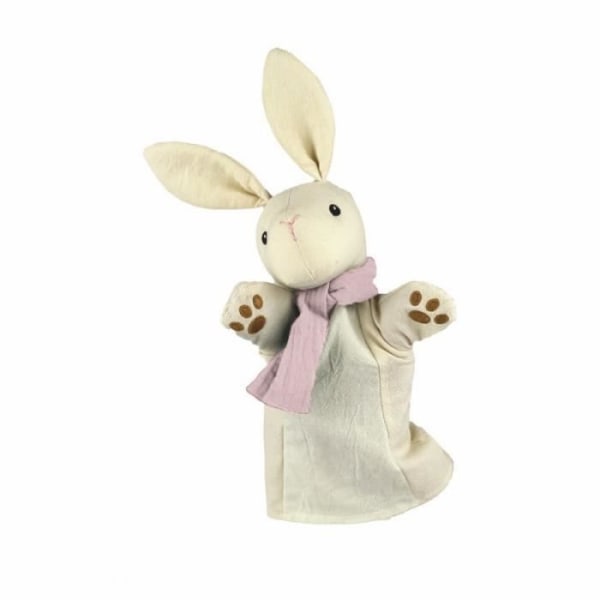 Vit kanindocka i bomull - Egmont Toys - 160113 - För barn - 2 års garanti