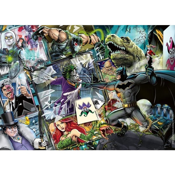 Batman-pussel med 1000 bitar - DC Collector - Vuxna och barn från 14 år och uppåt - DC Comics - Warner Bros - 17297 - Ravensburger Flerfärgad