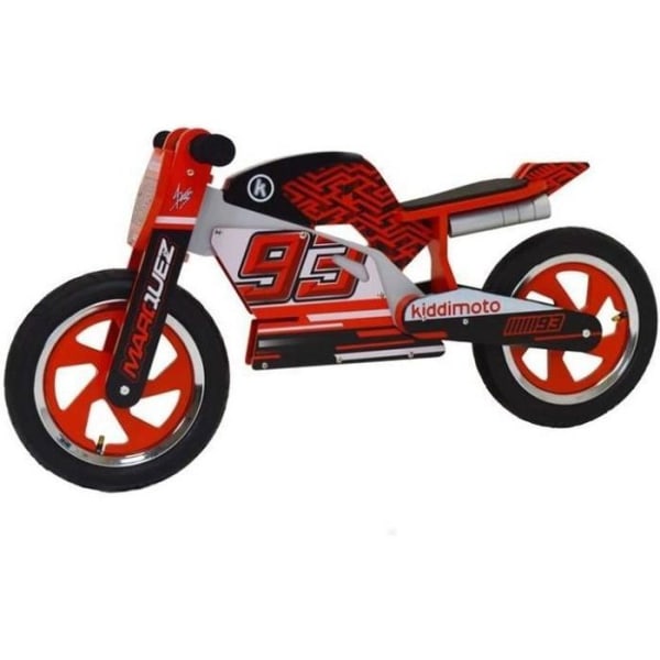 Marc Marquez motorcykel balanscykel - KIDDIMOTO - Röd - Barn - 3 år