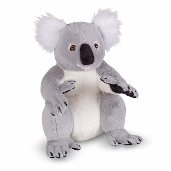 Melissa & Doug fylld koala plyschleksak - grå och vit - för åldrarna 3 och uppåt Grå och vit