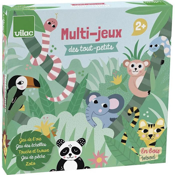 Vilac - Herr Carlslund Toddler Multi-Games