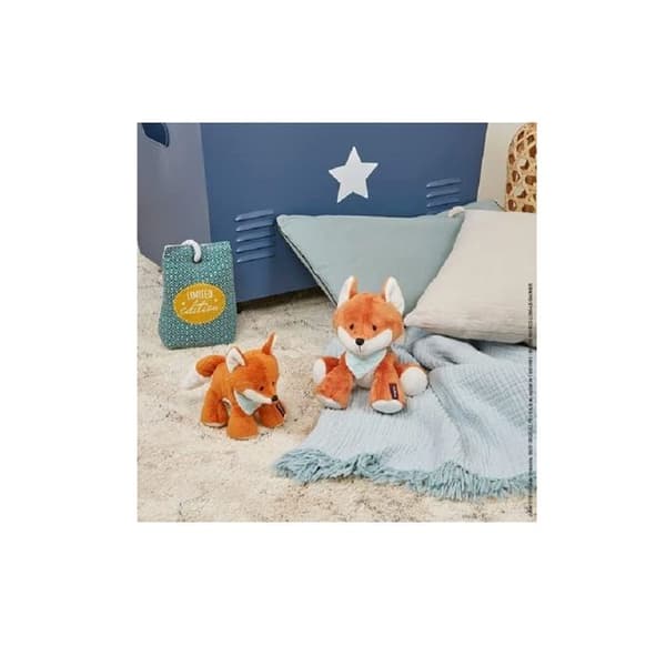 Medium Ræv Bamse - KALOO - Paprika - Orange - 25 cm - Unisex Apelsin