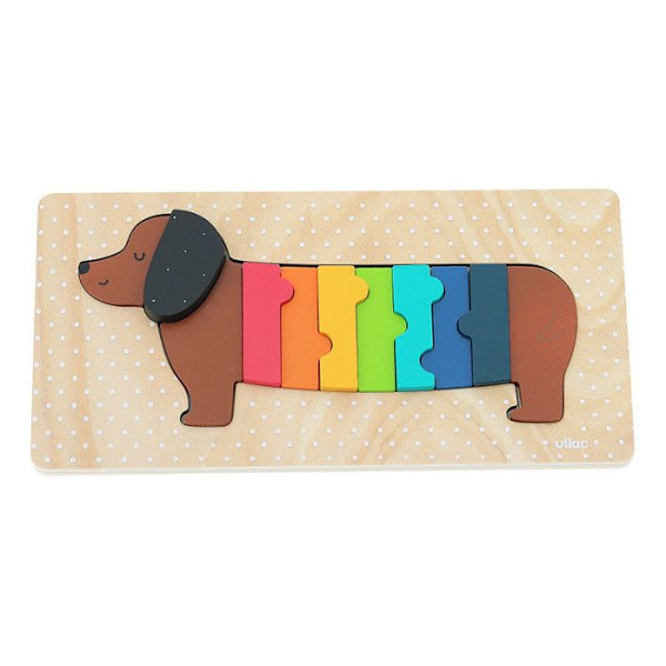 Puzzlet, "Koira" - Beige - P 30 x L 15 x K 2 cm Beige