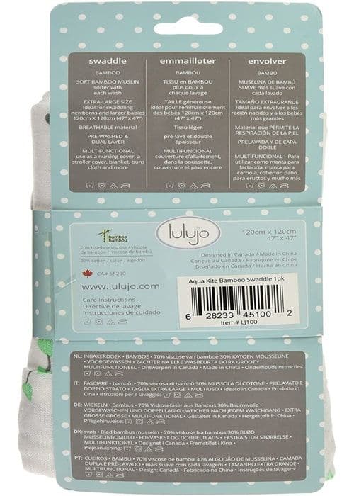Lulujo - Lang og bambus - Blå drage - ELEMENTER TIL BØRN Blå
