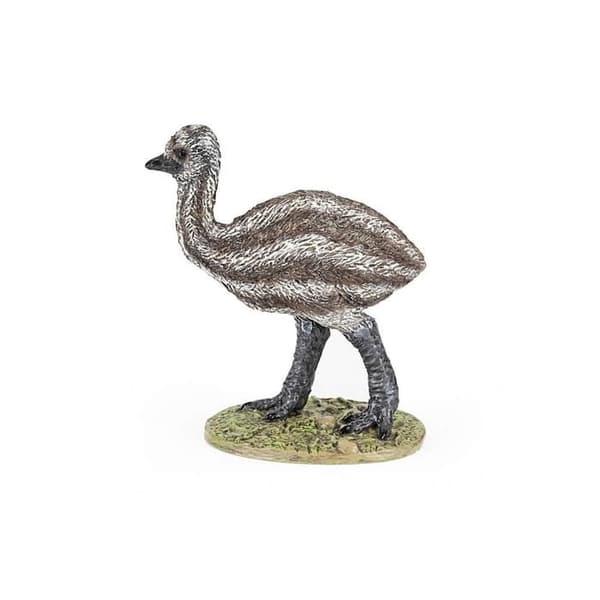 Figurine Baby emu Enfärgad