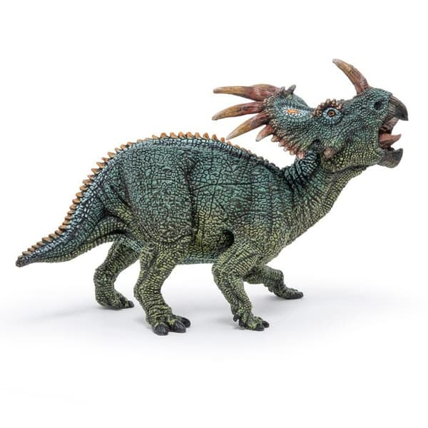 Dinosaur figurine: Styracosaurus Flerfärgad