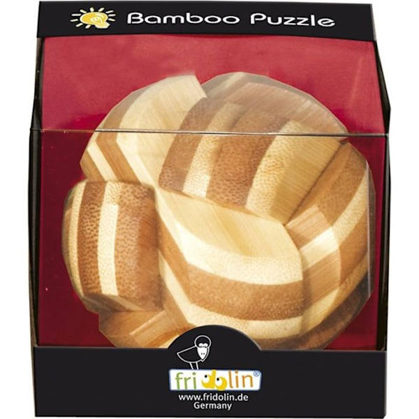 Bambu Le Ballon träpussel - Blandat - Från 6 år Brunt, beige och rött