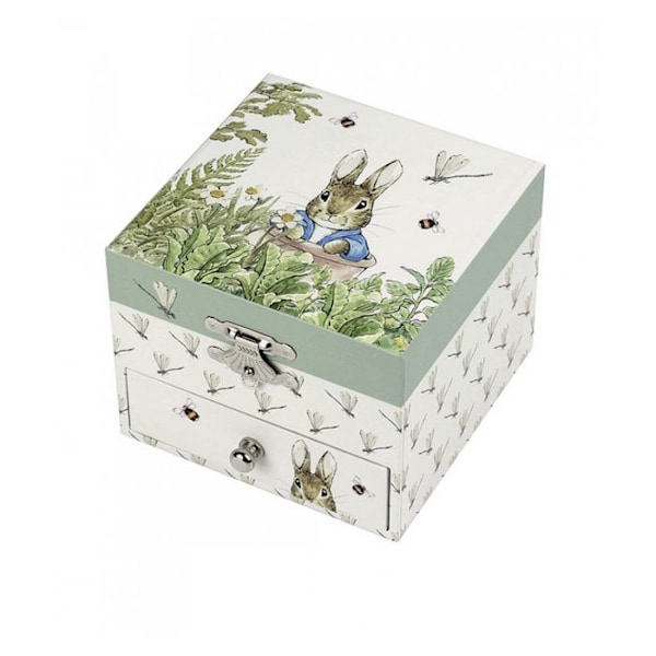 Peter Rabbit©© Cube Music Box - TROUSSELIER - Dragonfly - Baby - 3 månader - Grön - Blandat