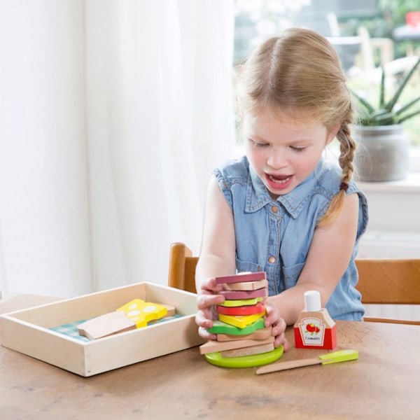 Nya klassiska leksaker - Imitationsspel - Kök - Lunch/picknick att skära - Kartong med 18 delar - 10591