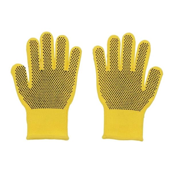 Havehandsker - ESSCHERT DESIGN - Bi - Barn 3-6 år - Antiskrid PVC håndflader - Elastiske håndled Gul