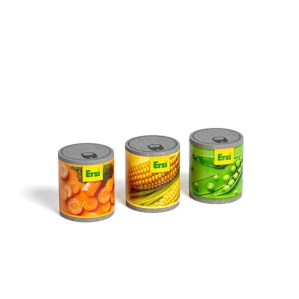 Erzi - Mini konserverade grönsaker Grå