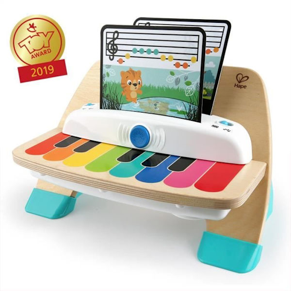 HAPE Baby Einstein Piano magic touch musikalisk utvecklingsleksak i trä Flerfärgad