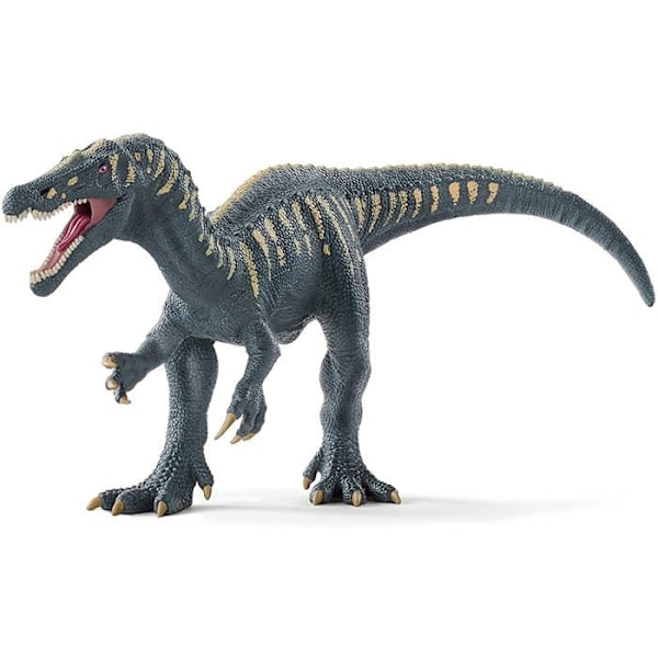 Baryonyx-figuriini, realistisilla yksityiskohdilla ja liikkuvalla leualla, koko 23 cm, Schleich 15022 Dinosaurus, alkaen 4-vuotiaille Flerfärgad