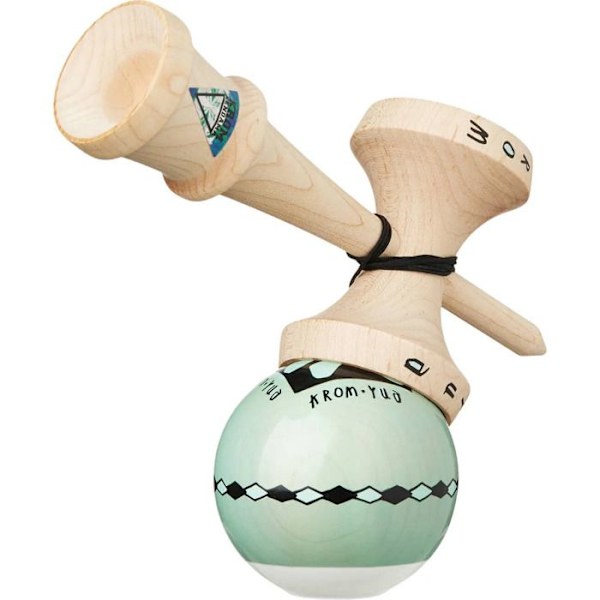Kendama - KROM - Signaturmod Yua - Barn - Balanspraktik - Kastspel grön