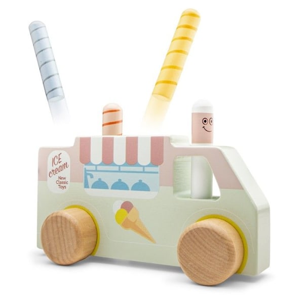 Glassbil - New Classic Toys - Pop-up - Träleksak - 24 månader och uppåt - Utveckling och finmotorik Grön