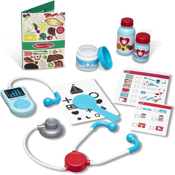 Melissa & Doug - Lääkärin Taittelusetti Blå