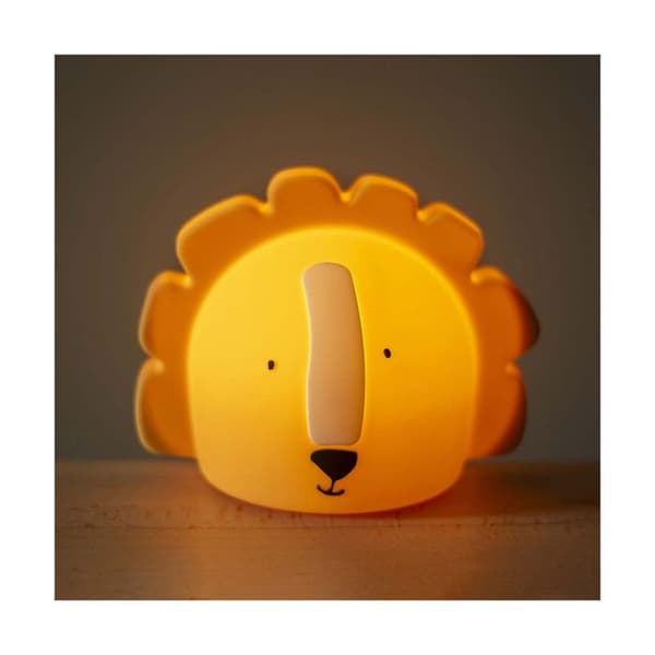 Flexibel nattlampa - Mr. Lion Gul