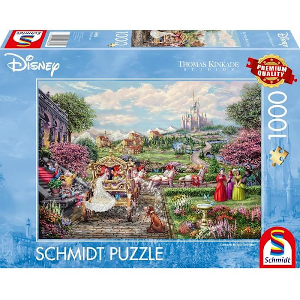 Schmidt Pelit - Cendrillon satupuzzlet 1000 kpl - SCHMIDT Blå