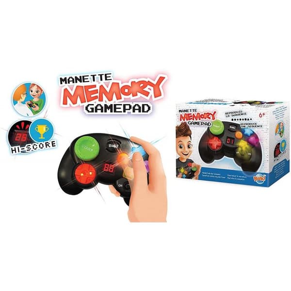 Buki elektronisk hukommelsesspil - Controller - Blå - Unisex - 3 år og op Blå