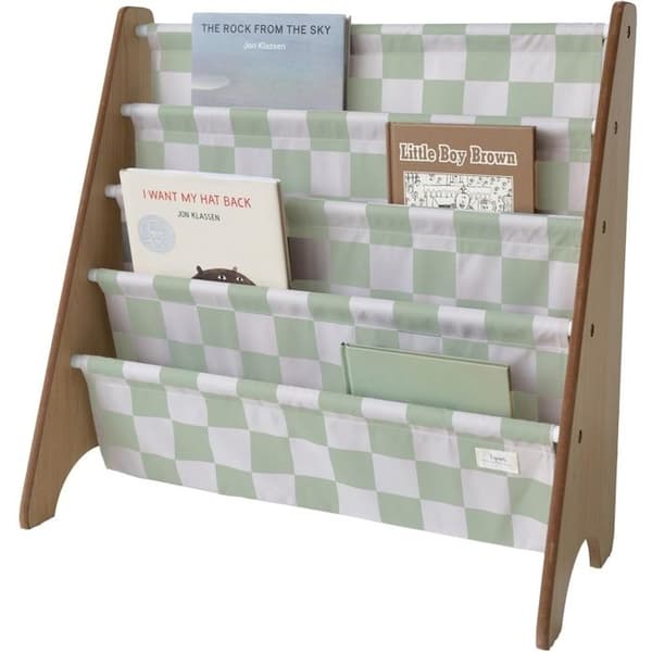 3 Sprouts - Børnebibliotek ternet grøn - ELEMENTER TIL BØRN Grön