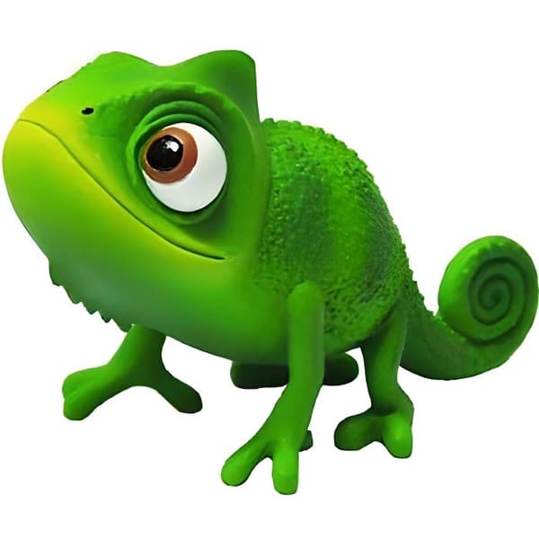 Pascal figur 6 cm - Rapunzel - Disney Princesses - Grön - Flicka - Barn - Från 3 år Grön