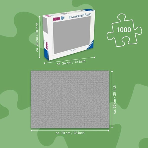 Palapeli - RAVENSBURGER - 1000 kappaletta - Joulua - Aikuiset ja lapset alkaen 14 vuotta - Saksalainen valmistus Röd