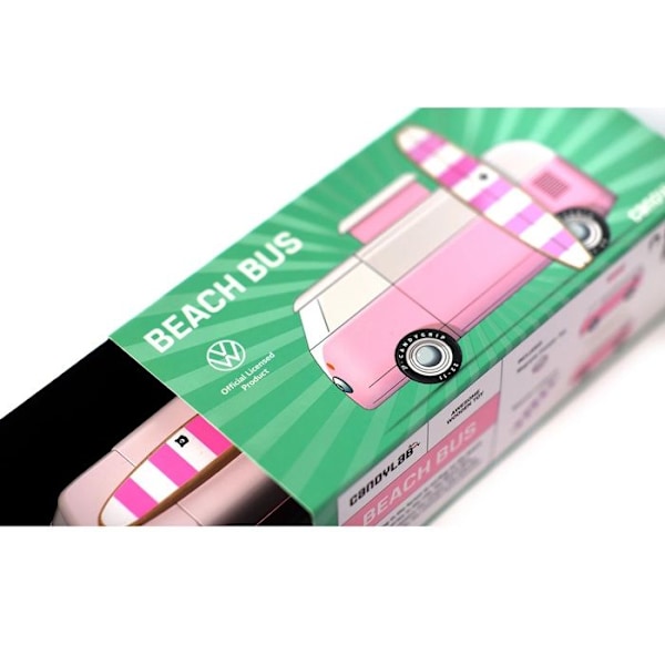 Candylab Toys - VW Beach Bus vaaleanpunainen - DAM Rosa