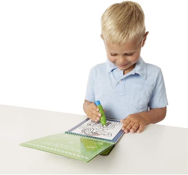 Melissa & Doug - Water Wow! Dyr labyrinter Röd
