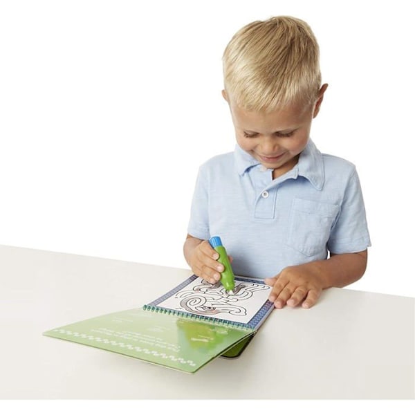 Melissa & Doug - Water Wow! Labyrint djur Röd