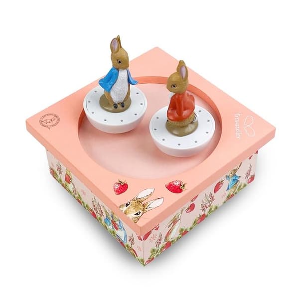 Trousselier - Peter Rabbit Musiikkilaatikko Mansikat Rosa