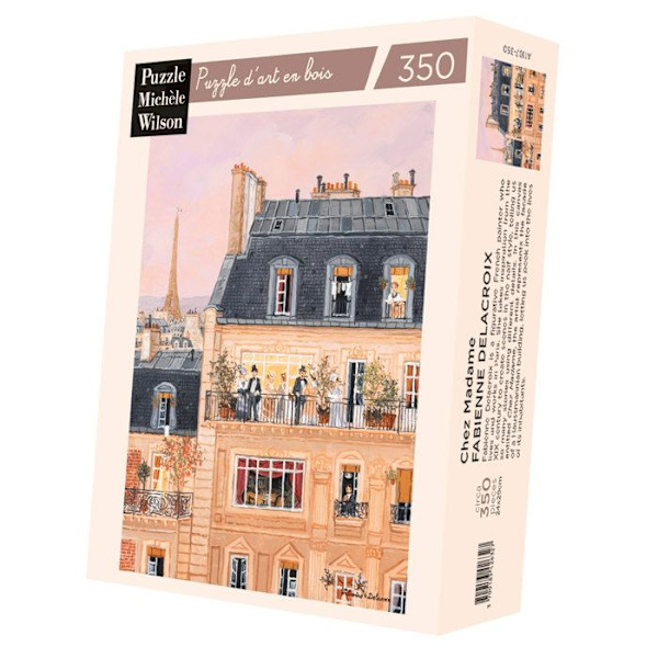Träkonstpussel - MICHELE WILSON PUZZLE - Chez Madame - Målningar och målningar - Vuxen - 350 bitar