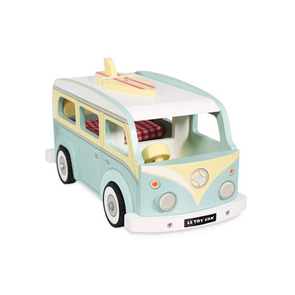 Loma-asuntoauto - LE TOY VAN - Puinen lelu - Monivärinen - Sininen - Lapsi Flerfärgad
