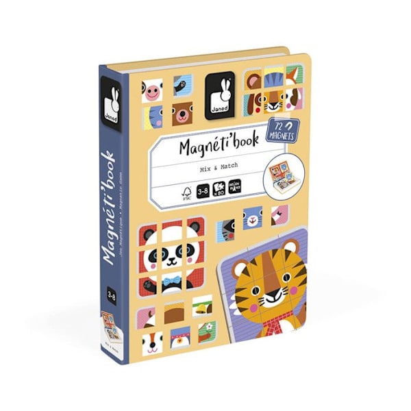 "Magneti Bok Mix & Match" Flerfärgad