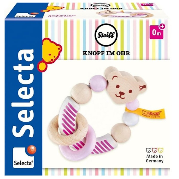 Selecta - Roosa Steiff-karhu - SCHMIDT Rosa