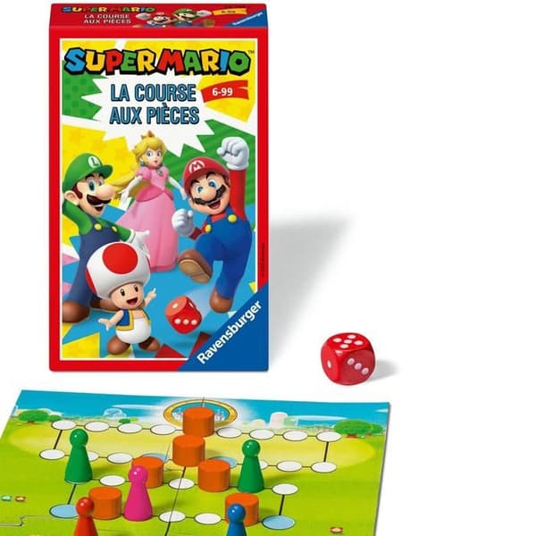 Mini spil - Super Mario løbet om mønterne - Röd